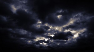 dark clouds